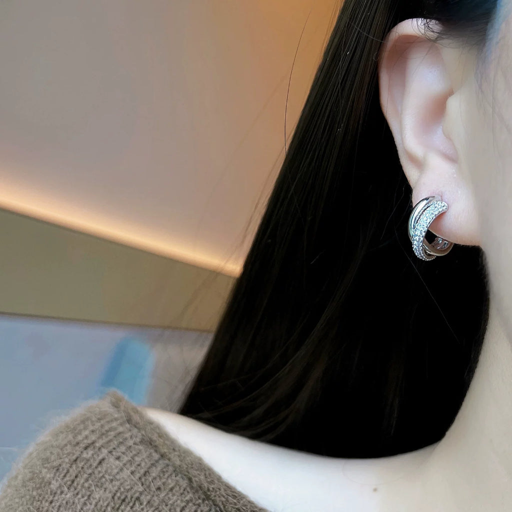 Stud earrings by Yoshan, detail view 12