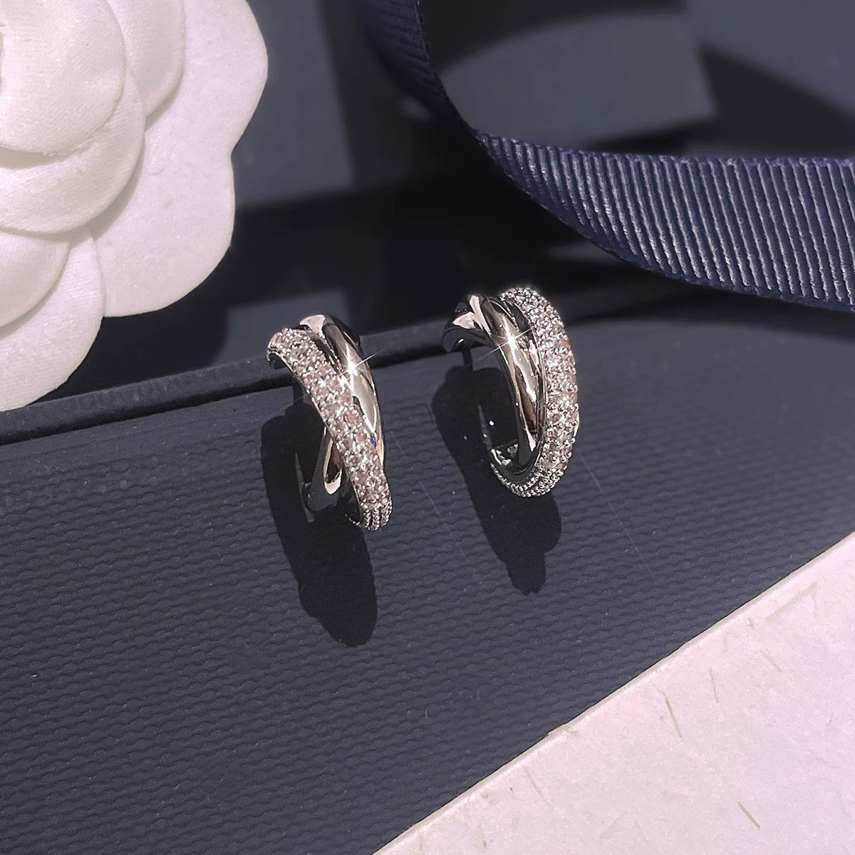 Stud earrings by Yoshan, detail view 8