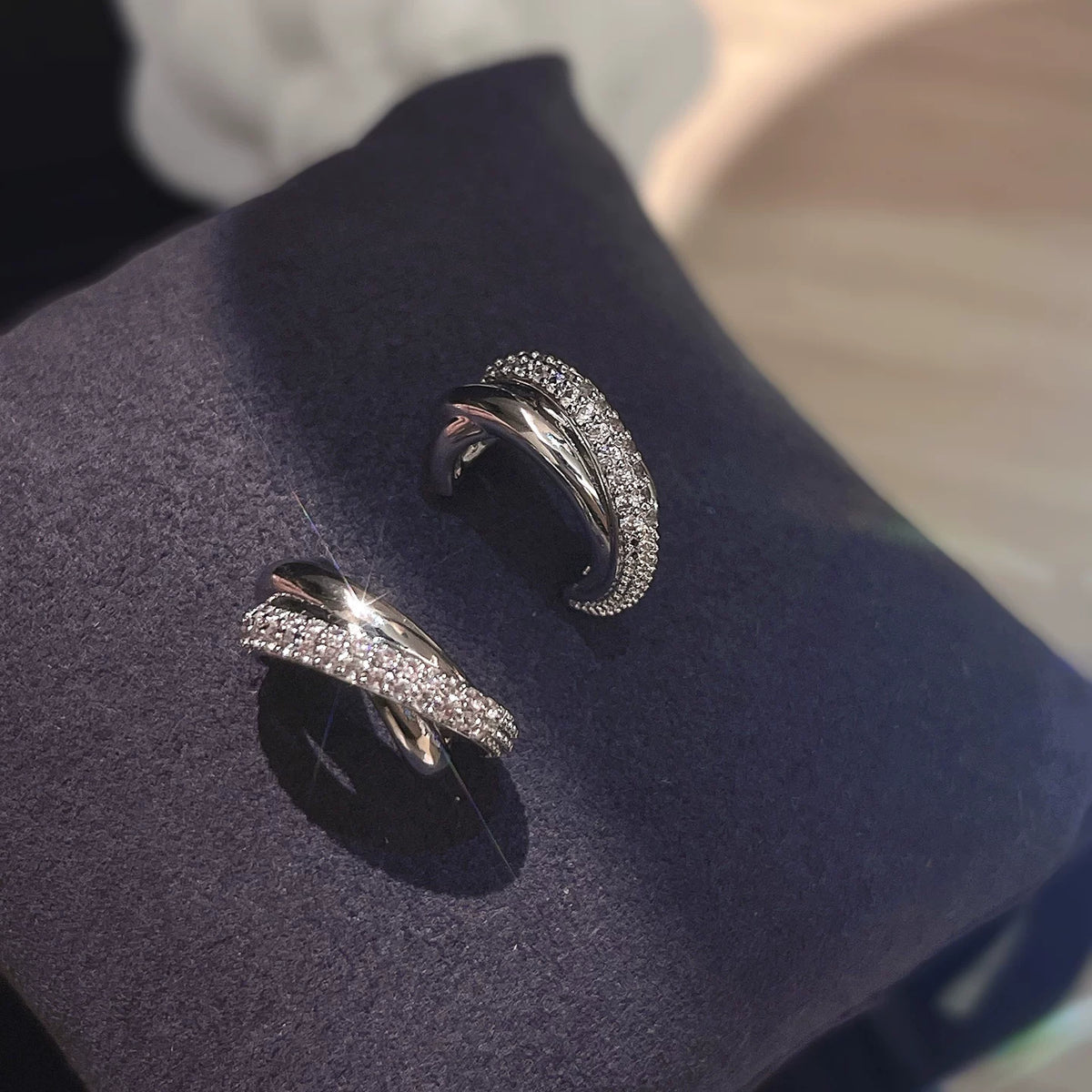 Stud earrings by Yoshan, detail view 10