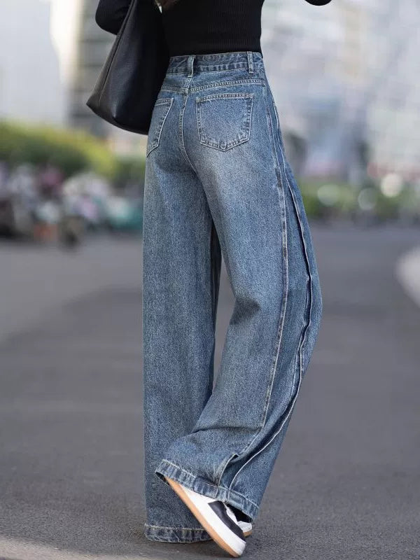 Women's Straight Pants Wide-Leg for Office Outfits Business Casual Work Everyday Wear Travel Comfort Weekend