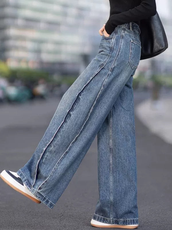 Women's Straight Pants Wide-Leg for Office Outfits Business Casual Work Everyday Wear Travel Comfort Weekend