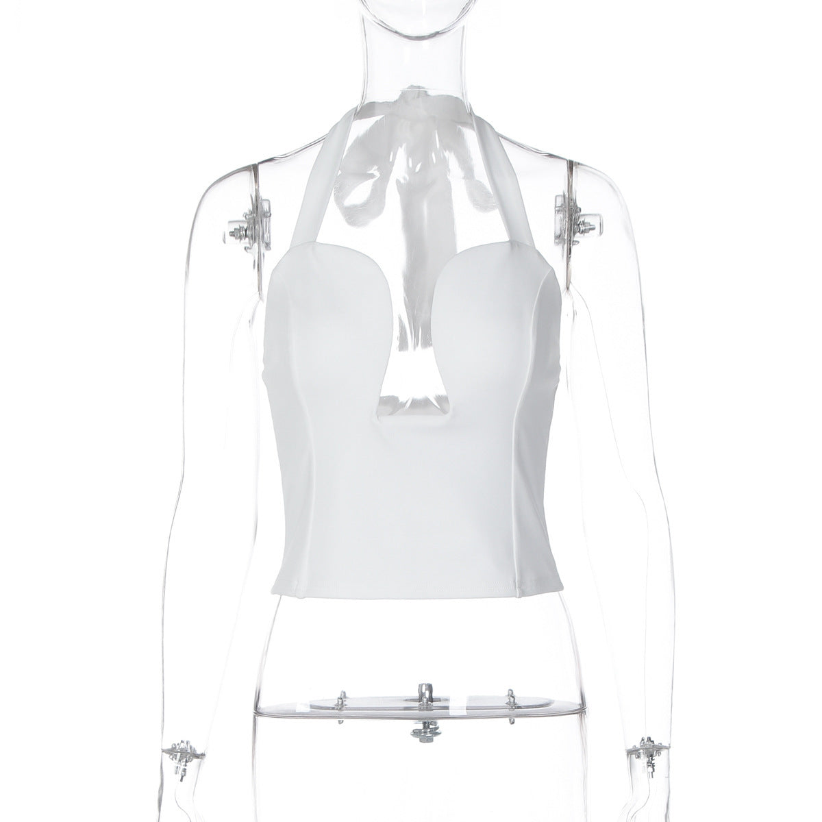 Women's Streetwear Cutout Top Fashion Blouse Shirt for Office Outfits Business Casual Weekend Everyday Date Night