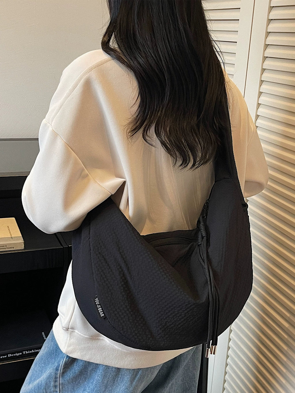 Women's Large-Capacity Office Workwear Casual Dumpling Bag Crossbody Purse for Travel and Sightseeing Everyday Streetwear Date Night School