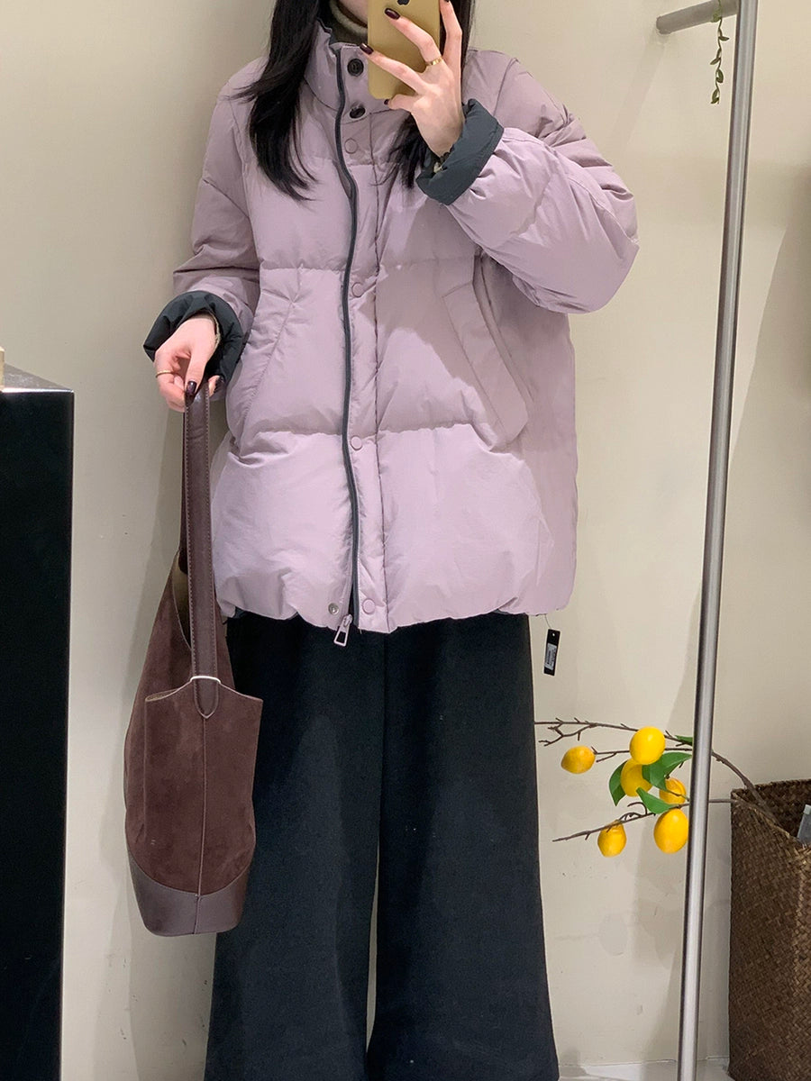 Women's Winter Longline Slim-fit Midi Down Jacket for Date Night Fall Travel Everyday Wear Slimming Outdoor Holiday