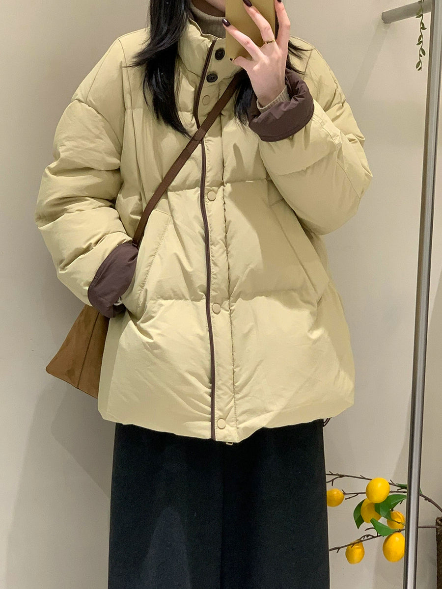 Women's Winter Longline Slim-fit Midi Down Jacket for Date Night Fall Travel Everyday Wear Slimming Outdoor Holiday