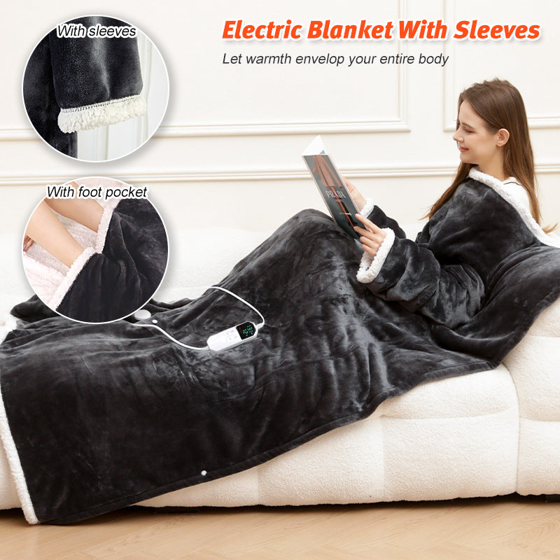 Heated Small Appliance Usb Shawl Throw Blanket Home Office Travel Wrap Electric Heating