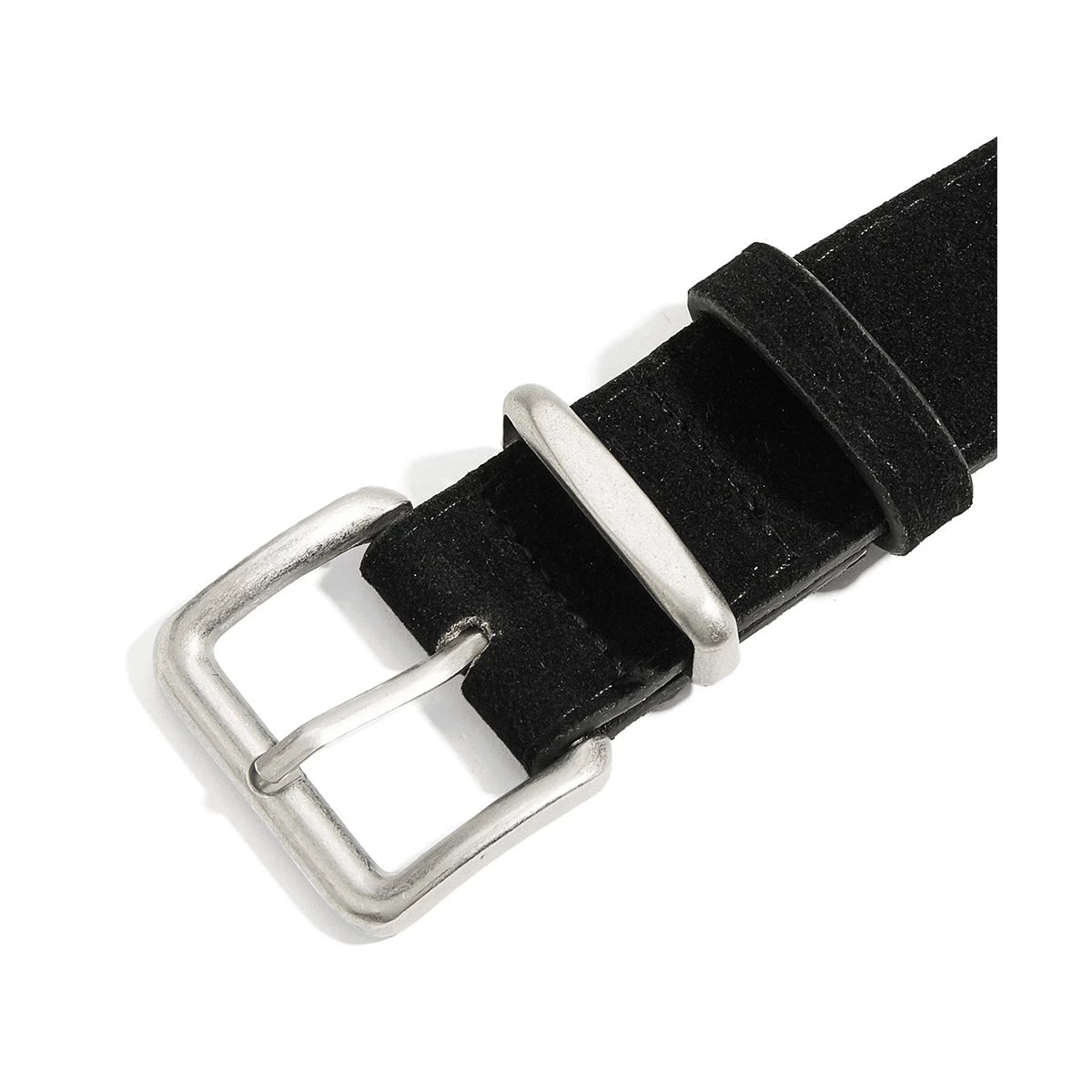 Women's American-style Pin Buckle Suede-look Plush Retro Waist Belt Designer Versatile