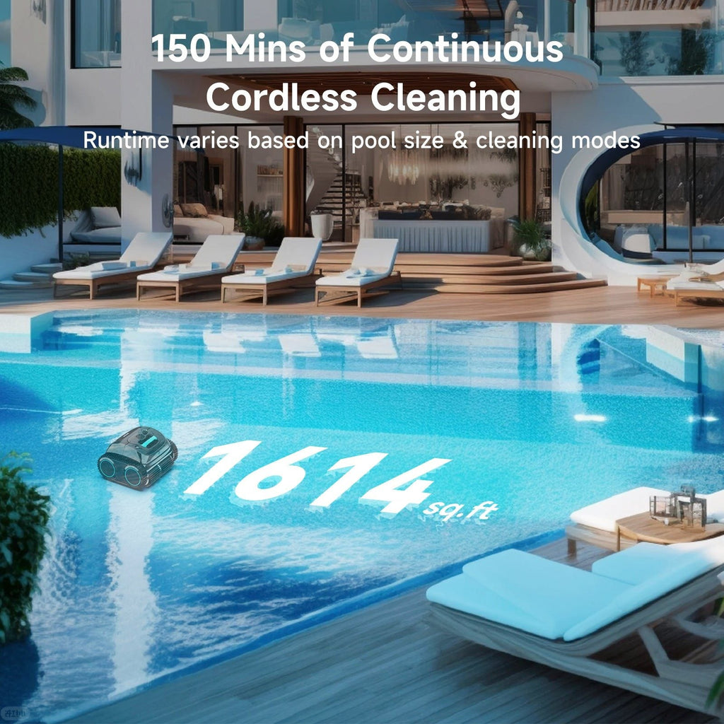 WYBOT C1 Robotic Pool Cleaner Gray for Inground and Above Ground Home Swimming Pools