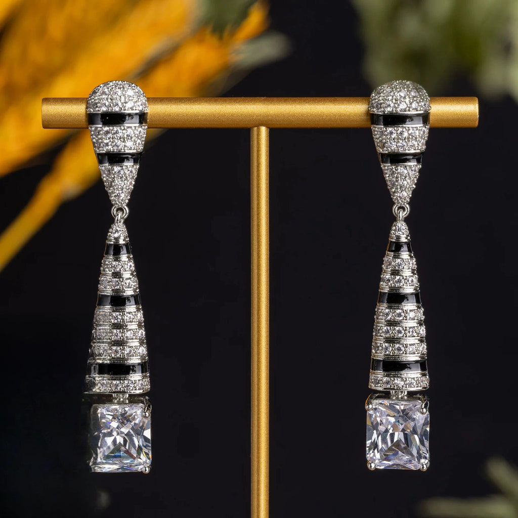 Cubic zirconia pendant necklace by Yoshan, detail view 21