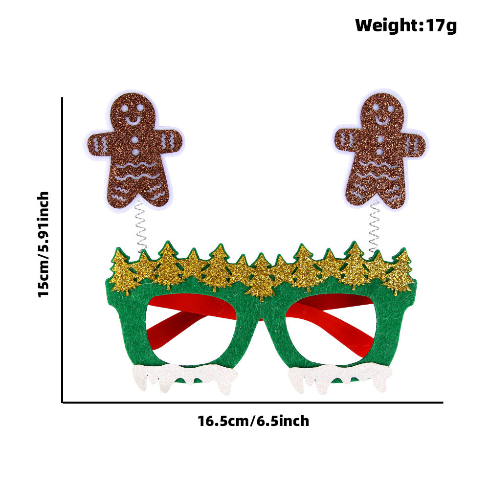 Gingerbread tree glasses
