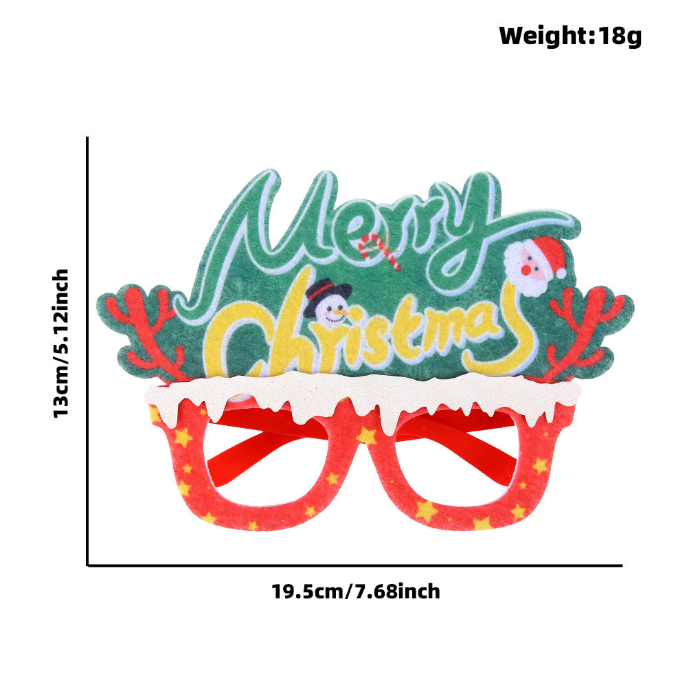 Letter snow star glasses