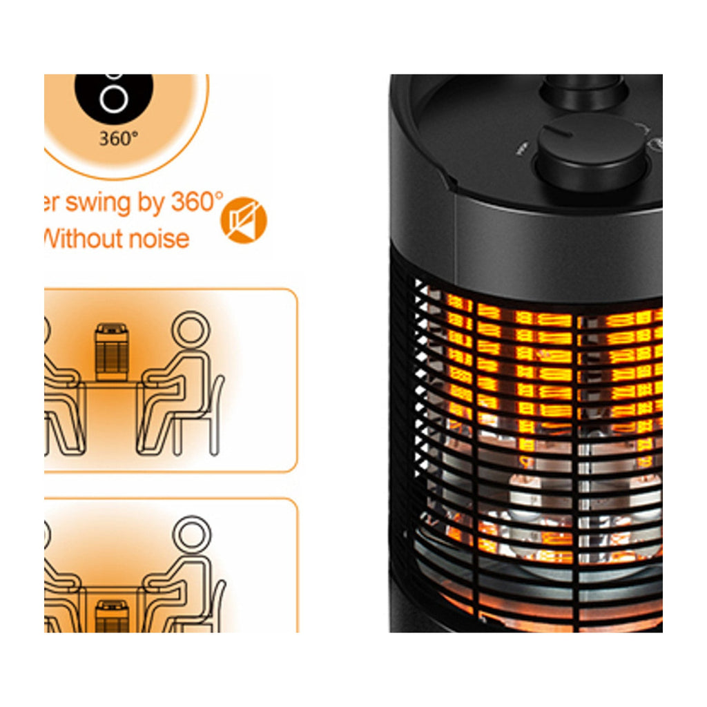 Nordica NH-35A Infrared Tower Heater for Bedroom Home Office and Living Room for Daily Home Use