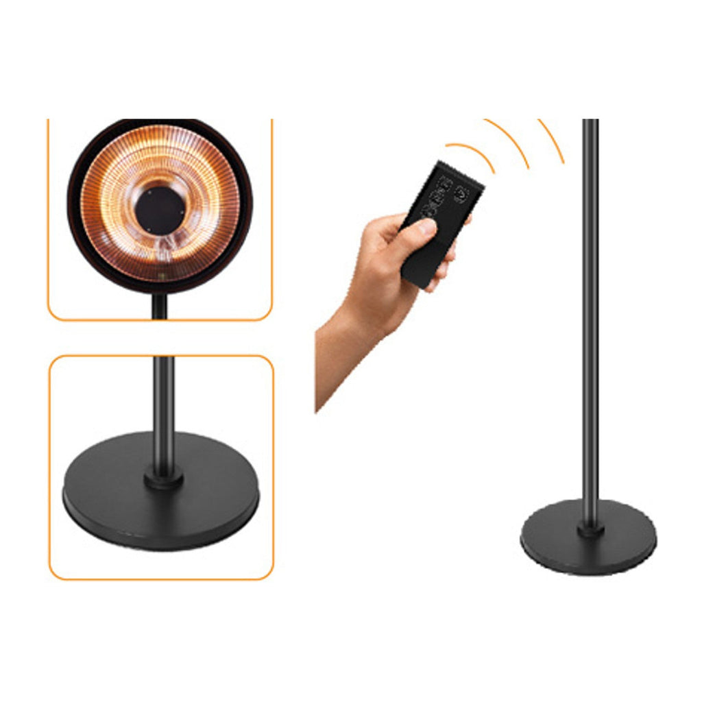 Nordica SEH01-2000R Freestanding Patio Heater for Bedroom Home Office and Living Room
