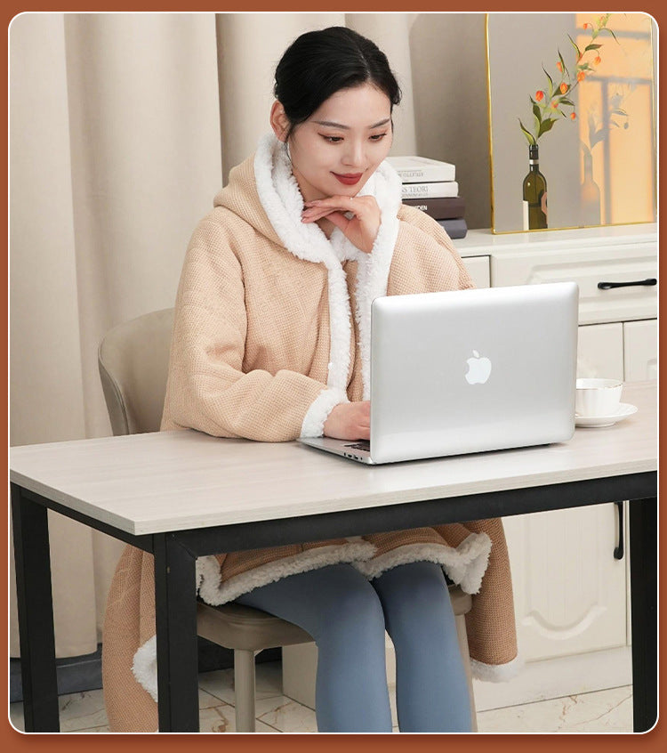 Wearable heating blanket with Temperature Controller for Winter Bedroom for Daily Home Use