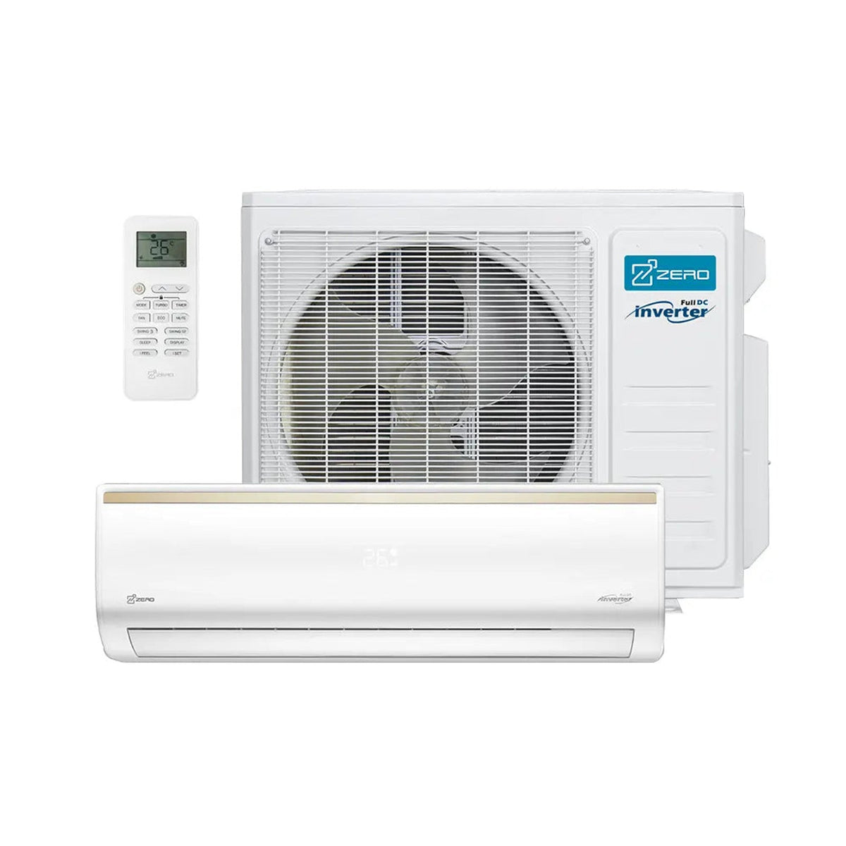 ZERO Z-Max Multi-Zone Heat Pump Split System Ductless Mini Split Air Conditioner