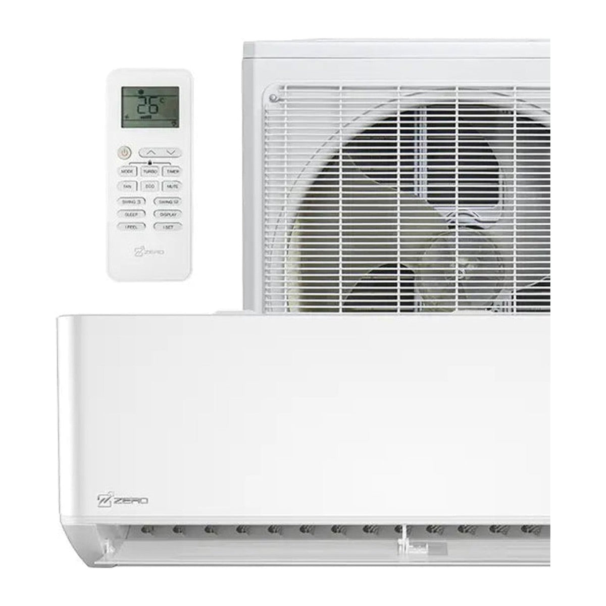 ZERO Z-Max R454B Hyper Heat Ductless Mini Split Air Conditioner for Bedroom and Living Room Home Cooling