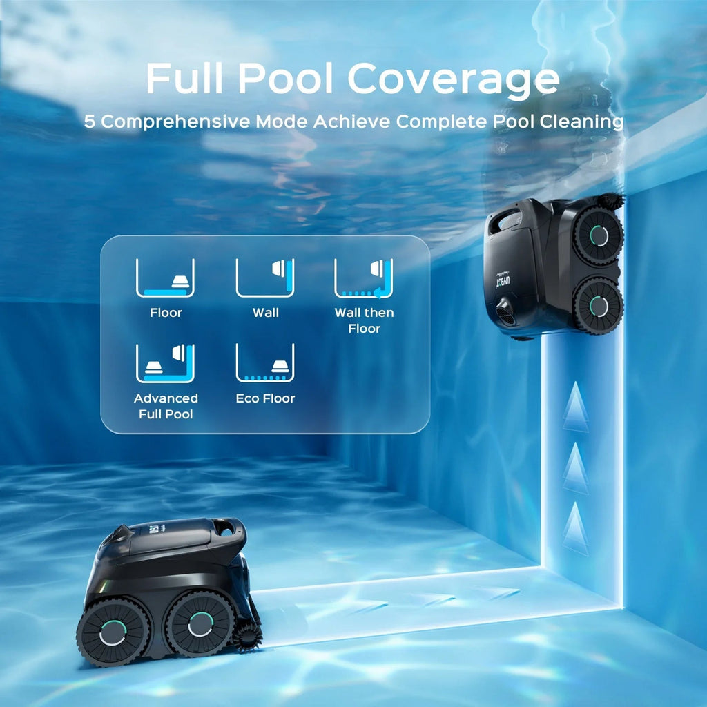 WYBOT B1 Robotic Pool Cleaner Black for Inground and Above Ground Home Swimming Pools