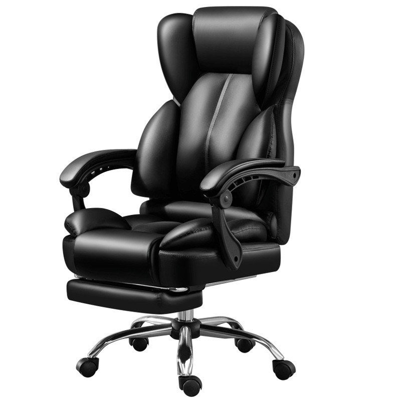 JY Reclining Massage Executive Chair with Footrest Executive Office Chair for Home Office Study Desk and Long Sitting Sessions