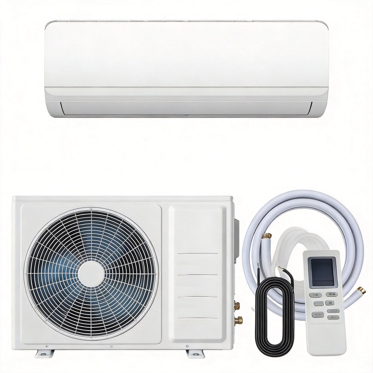 AC OEM R32 Inverter Split Air Conditioner Ductless Mini Split for Bedroom and Living Room Home Cooling