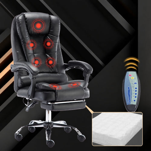 JY 09 Reclining PU Leather Executive Chair Executive Office Chair for Home Office Study Desk and Long Sitting Sessions