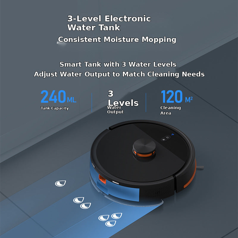 OB17 Laser Navigation Robot Vacuum and Mop with App and Voice Control for Hard Floors and Low Pile Carpet