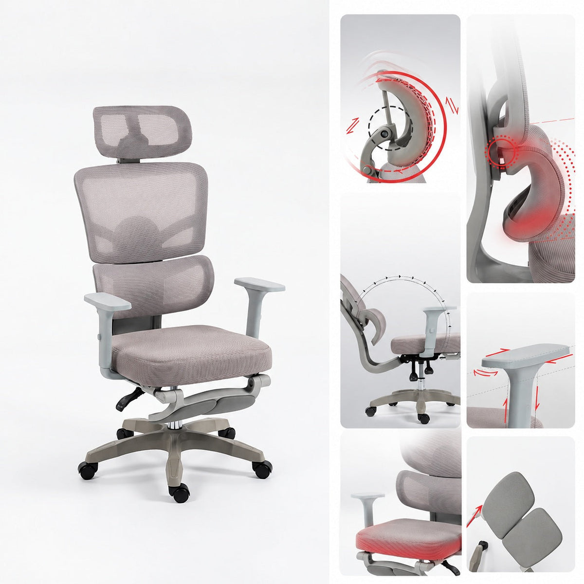 JY 030 Lumbar Support Gaming Chair for Home Office Study Desk and Long Sitting Sessions