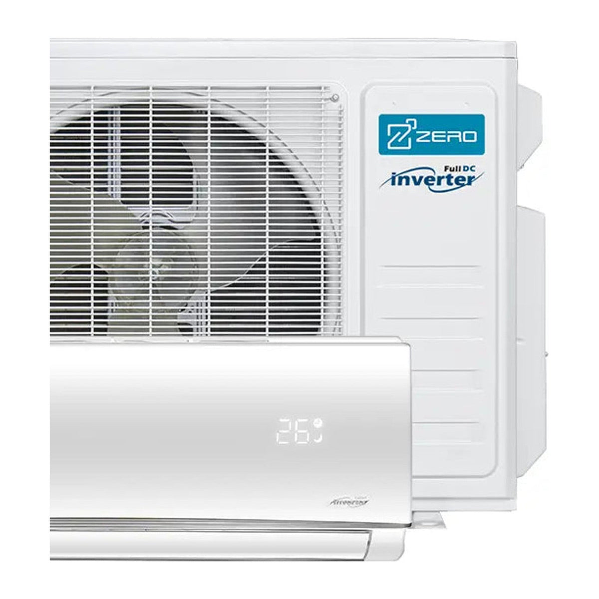 ZERO Z-Max US R454B Inverter Ductless Mini Split Air Conditioner for Bedroom and Living Room Home Cooling