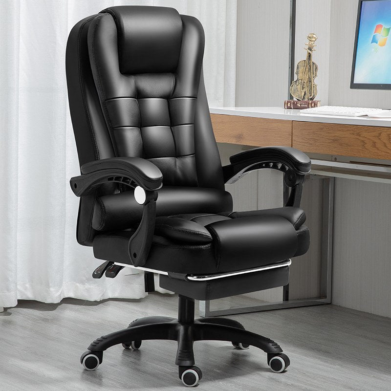 JY 09 Reclining PU Leather Executive Chair Executive Office Chair for Home Office Study Desk and Long Sitting Sessions