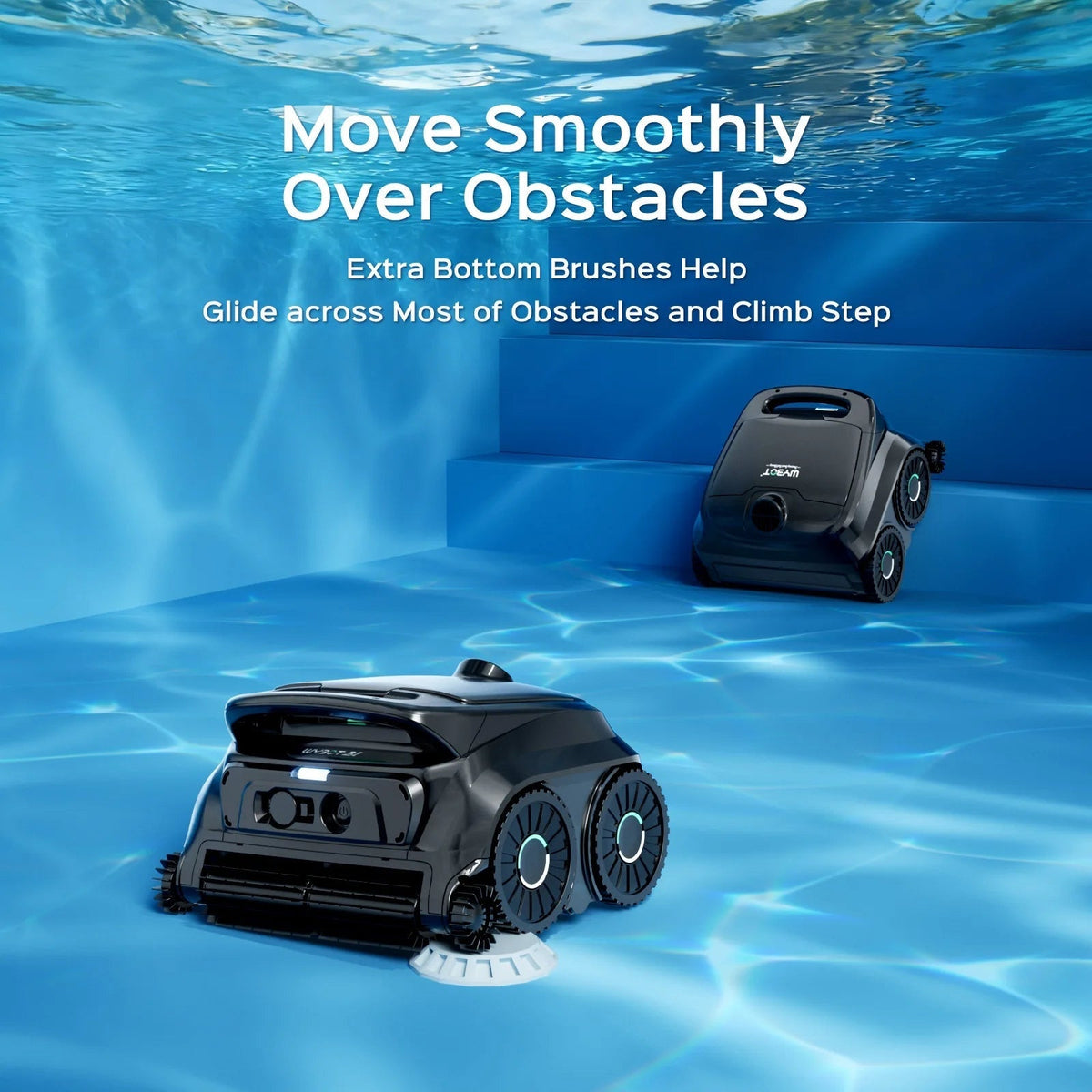 WYBOT B1 Robotic Pool Cleaner Black for Inground and Above Ground Home Swimming Pools
