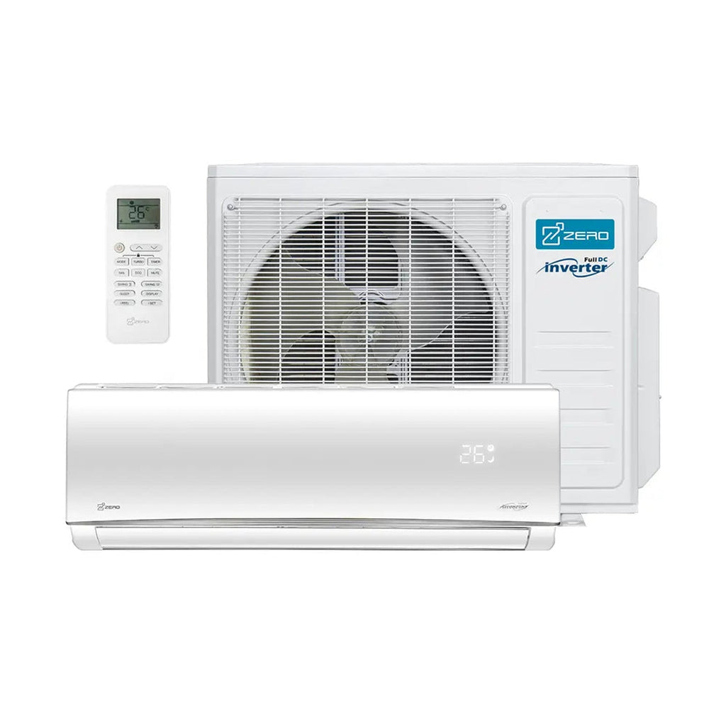 ZERO Z-Max US R454B Inverter Ductless Mini Split Air Conditioner for Bedroom and Living Room Home Cooling