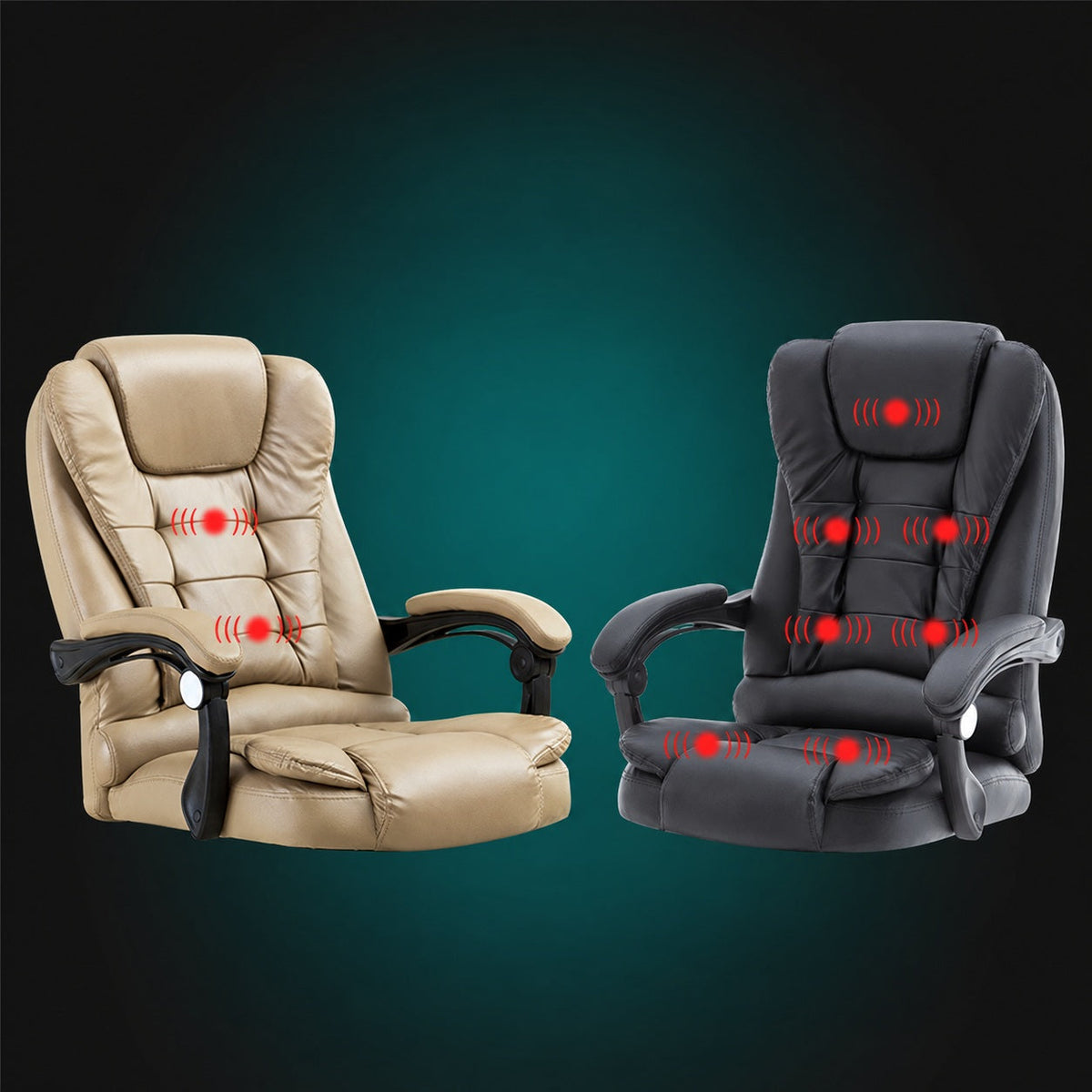 JY 09 Reclining Massage Office Chair Ergonomic Office Chair for Home Office Study Desk and Long Sitting Sessions