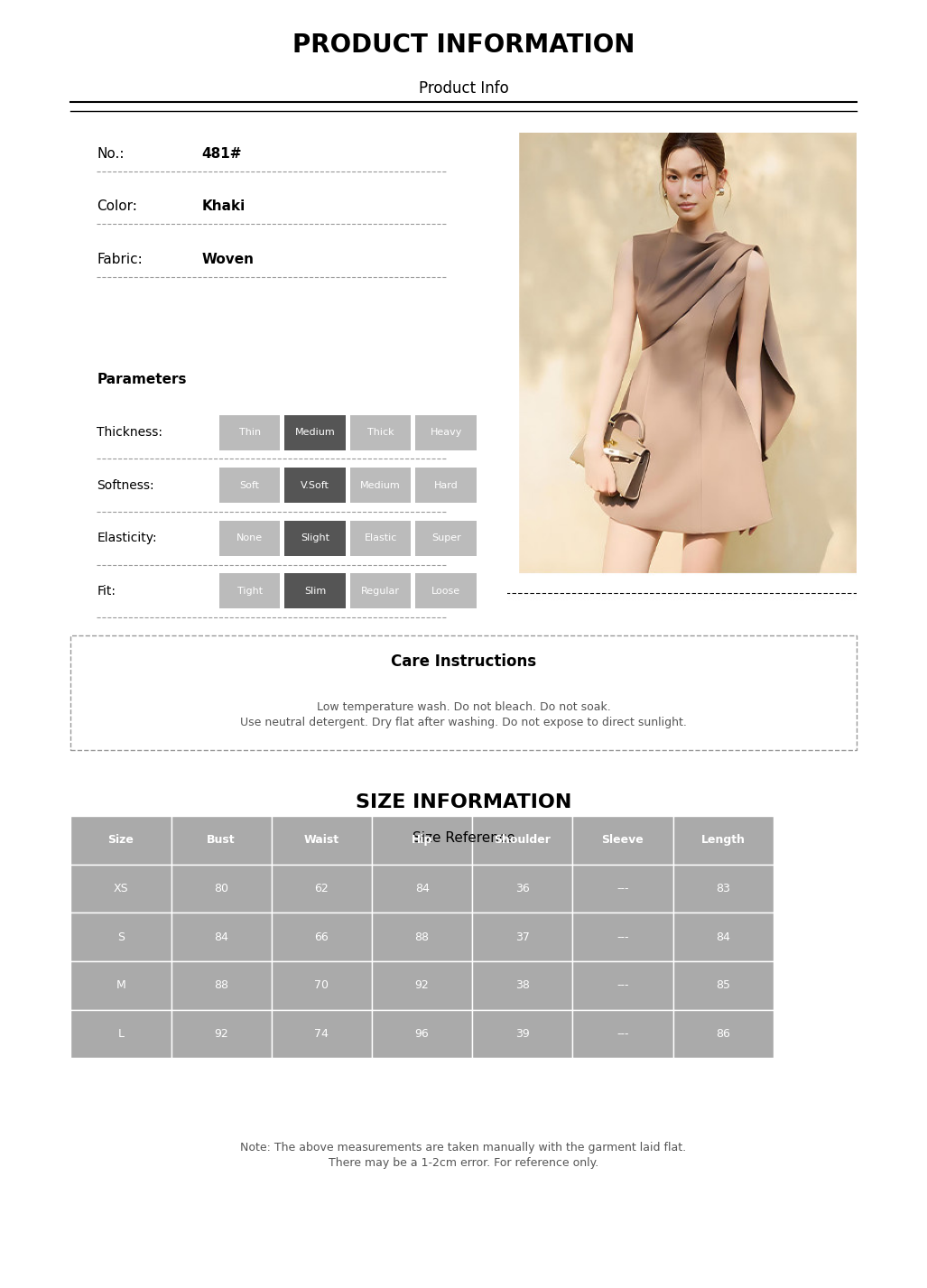Women's Camel Asymmetric Draped Sleeveless Mini Dress